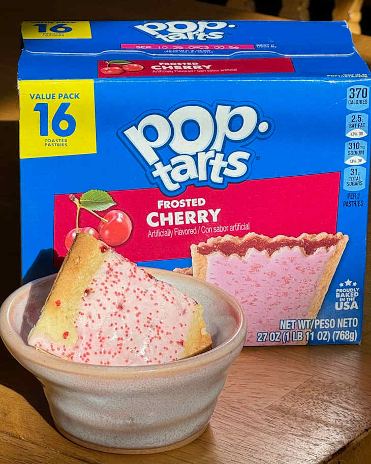 Frosted Cherry flavored Pop-Tart.