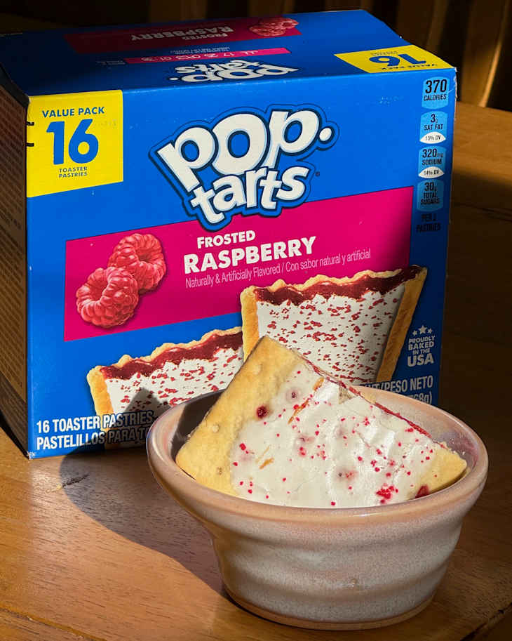 Frosted Raspberry flavored Pop-Tart.