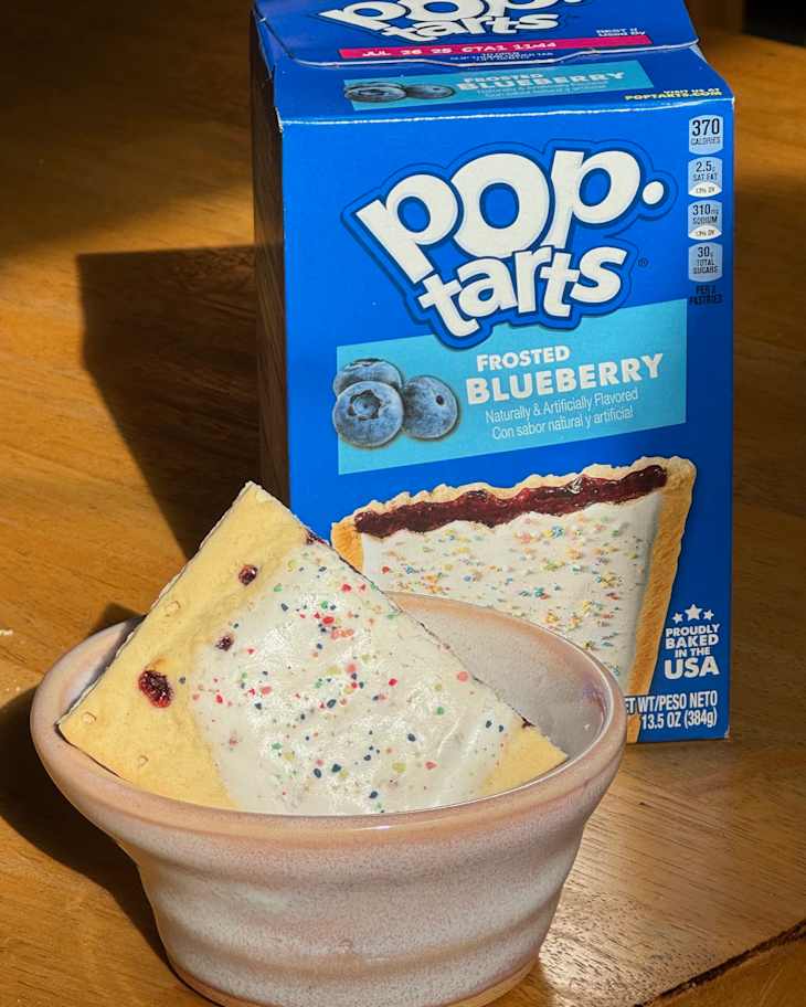 Frosted Blueberry flavored Pop-Tart.