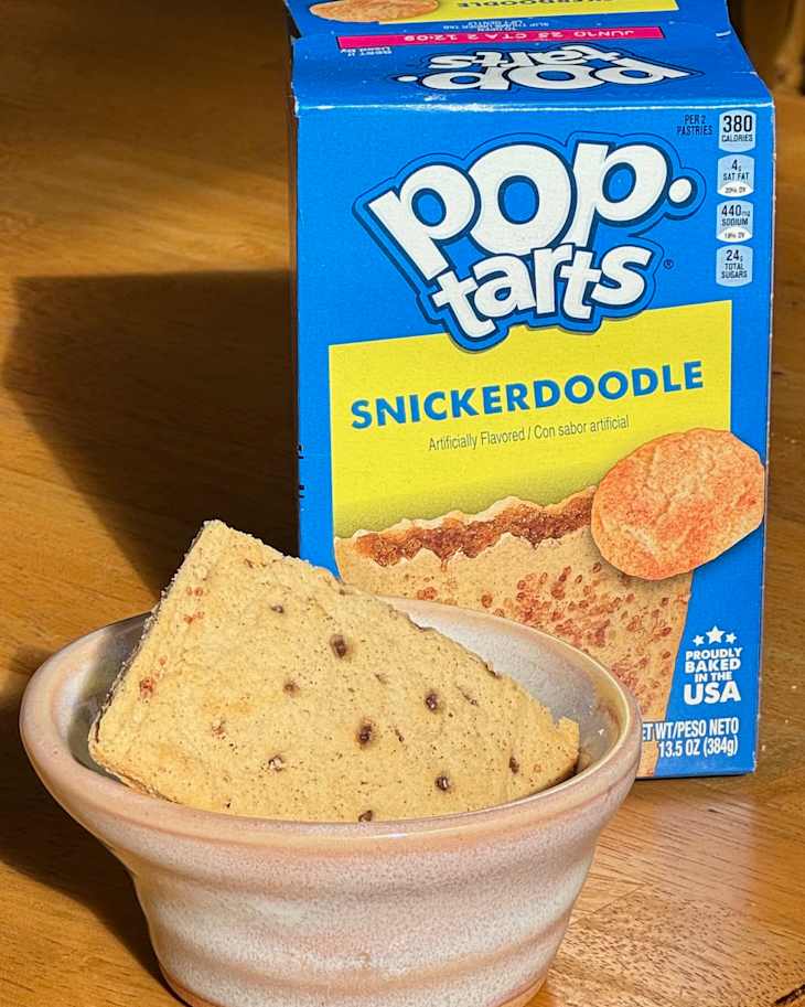 Snickerdoodle flavored flavored Pop-Tart.