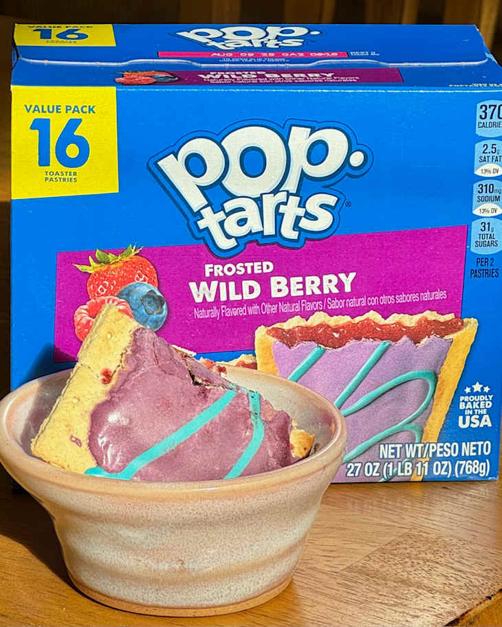 Frosted Wild Berry flavored Pop-Tart.