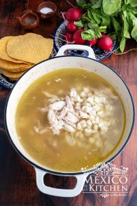 Chicken Pozole Verde – Authentic Mexican Green Hominy Soup with Pulled Chicken