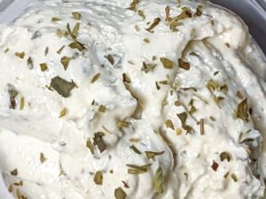Greek-Style Whipped Cottage Cheese Spread with Herbs and Seasonings