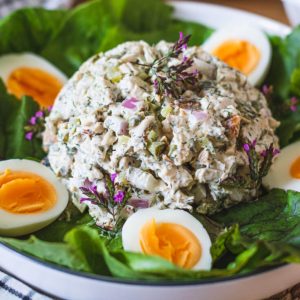 Chicken Salad featuring Dill Pickles
