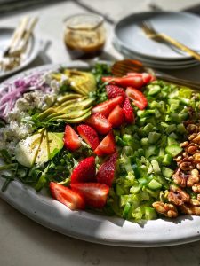 Fresh Strawberry Salad with House-Made Balsamic Vinaigrette Dressing