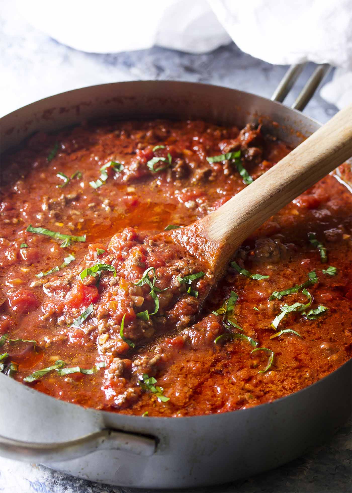 Homemade Pasta Sauce with Ground Beef Recipe