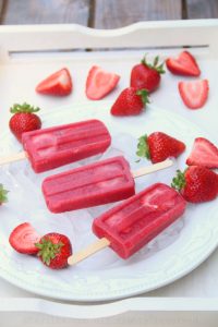 How to Create DIY Strawberry Popsicles