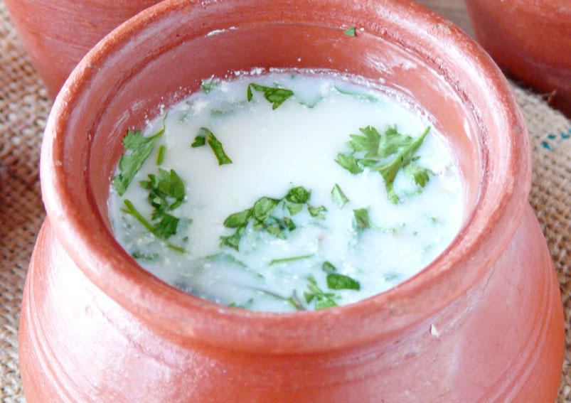 "How to Prepare Neer Mor: An Authentic Buttermilk Recipe from South India"
