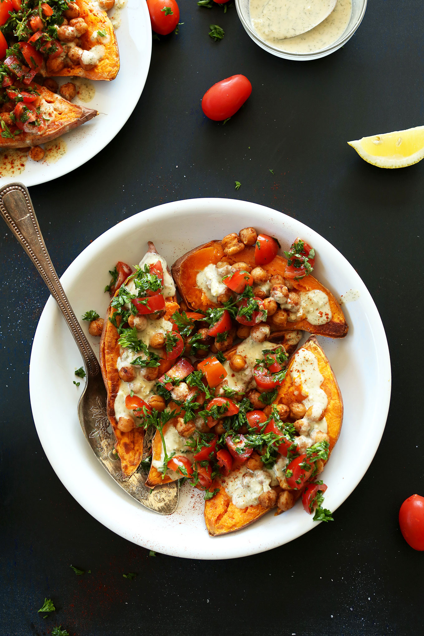 Oven-Roasted Sweet Potatoes Dish