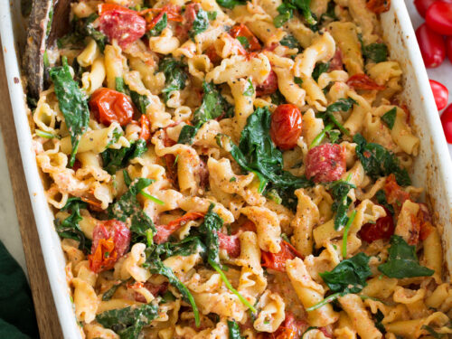 "Steps to Create the Viral Baked Feta Pasta Recipe from TikTok"