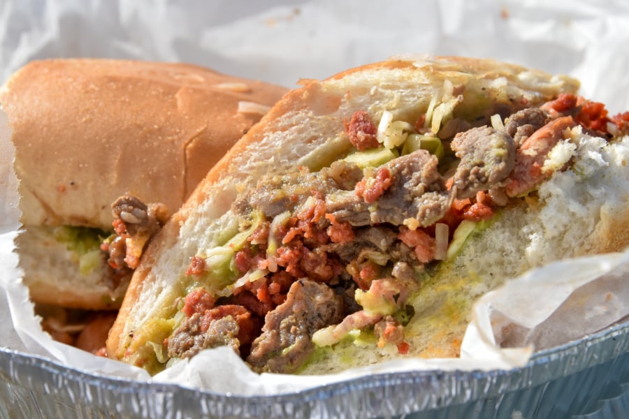 Taco-Flavored Chopped Cheese Sandwich