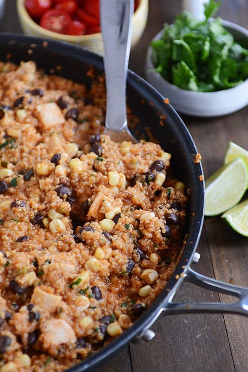 30-Minute One-Pan Enchilada Skillet Dish