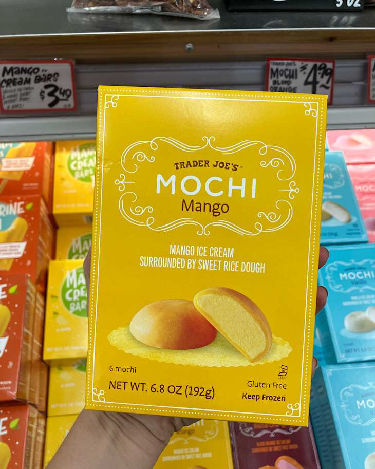 Trader Joe's Mango Mochi.