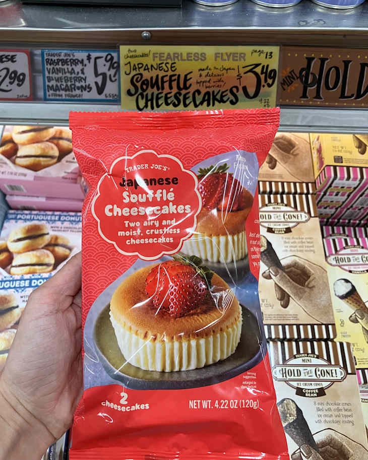 Trader Joe's Japanese Souffle Cheesecake.