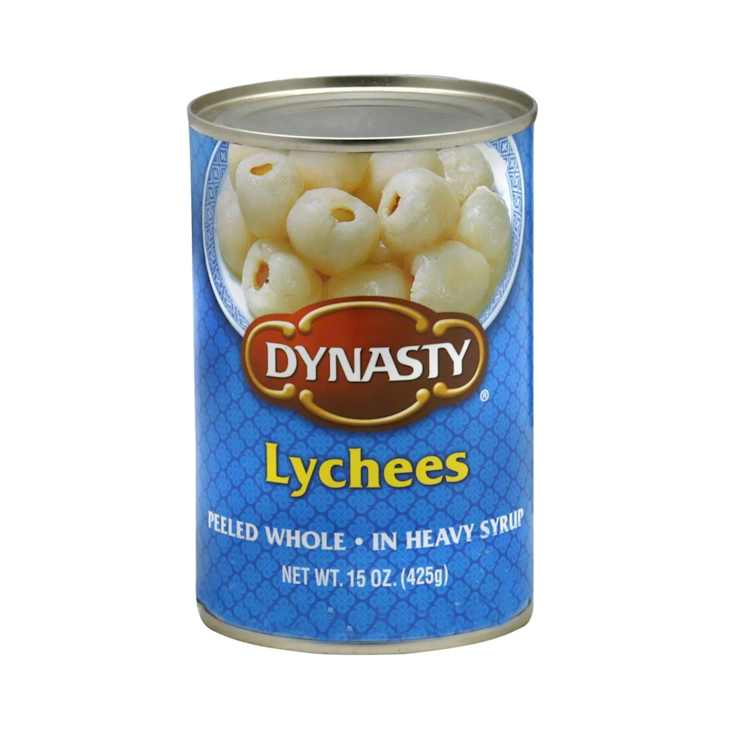 Dynasty Whole Peeled Lychees with Syrup, 15 Ounce