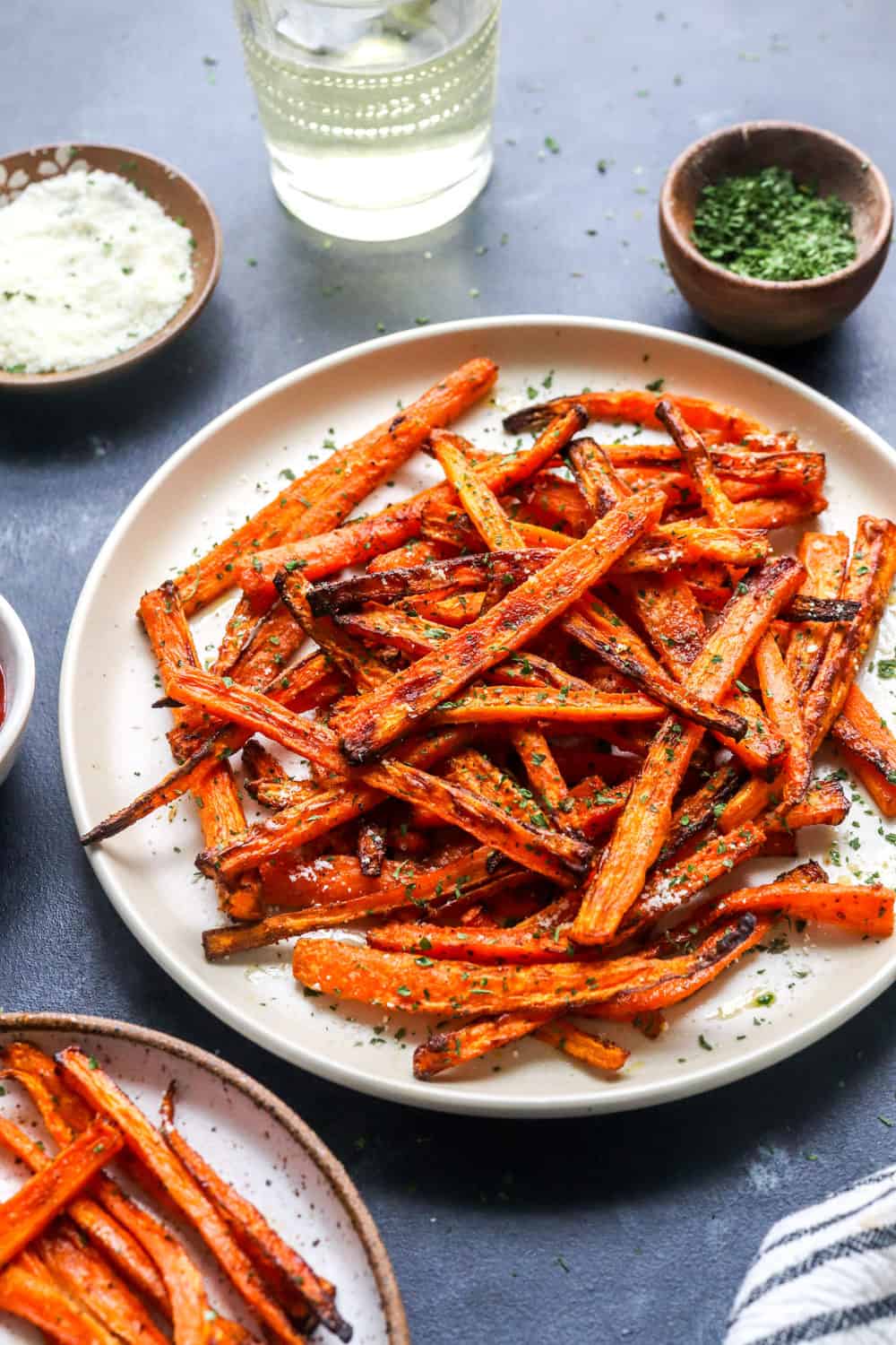 Carrot Fries Prepared in an Air Fryer