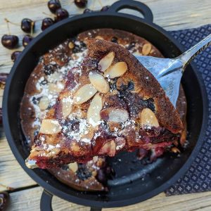 "Classic French Cherry Clafoutis Treat"