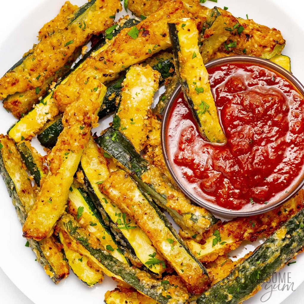Crispy Fried Zucchini Instructions