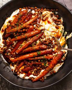 Crispy Roasted Chickpeas Seasoned with Spices