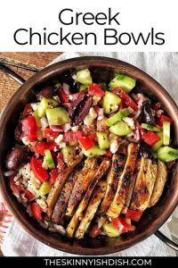 Fast and Simple High-Protein Greek Chicken Meal Prepared in an Air Fryer