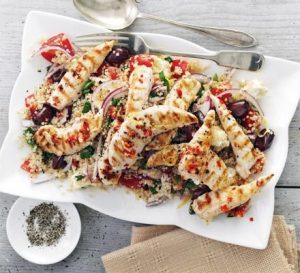 Greek-Inspired Chicken and Quinoa Bowl Recipe