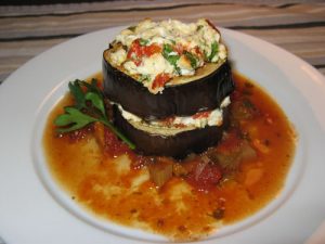 Grilled Eggplant Parmesan