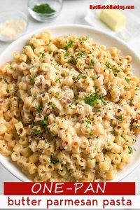 One-Pan Ditalini Pasta with Peas Dish