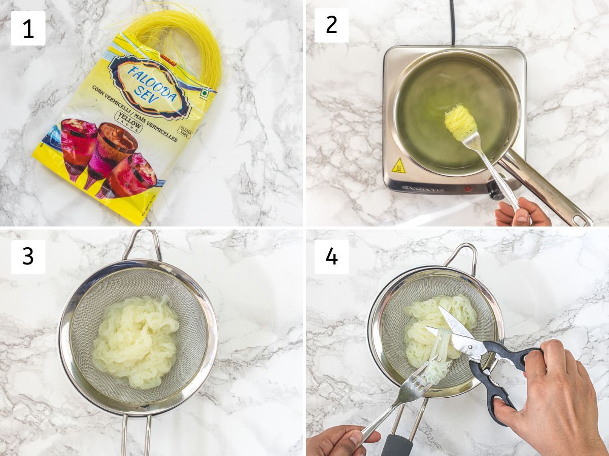 Recipe for Preparing Falooda Sev