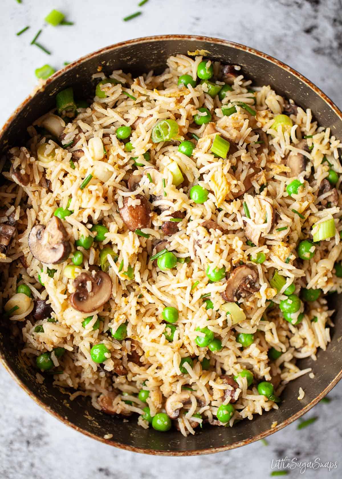 Recipe for Pulao with Mushrooms