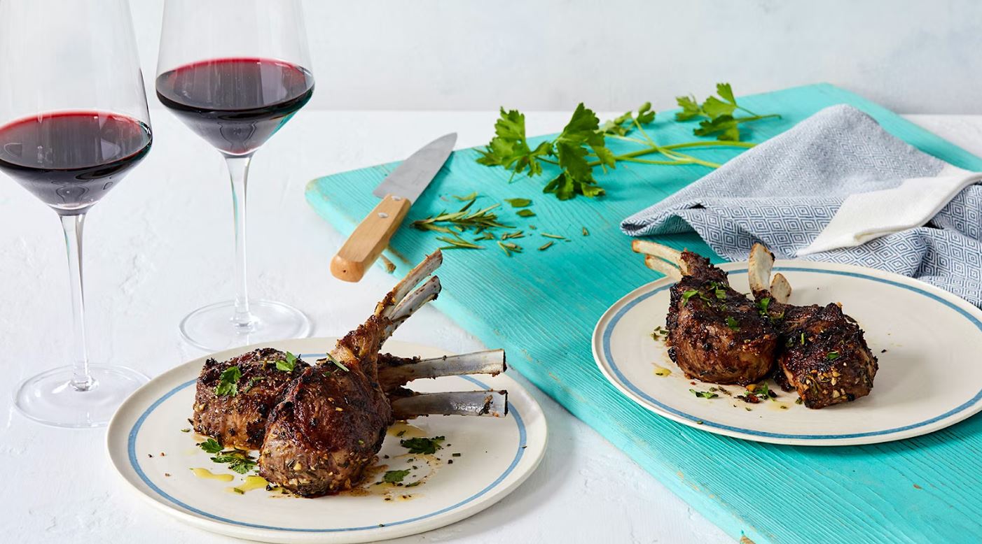 Recipe for Rosemary-Grilled Lamb Chops