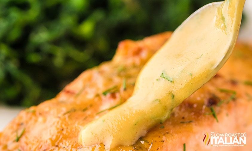 Salmon with Honey Mustard Coating