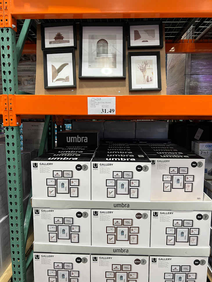Umbra 7-piece Gallery Picture Frame Set, at-home gallery wall