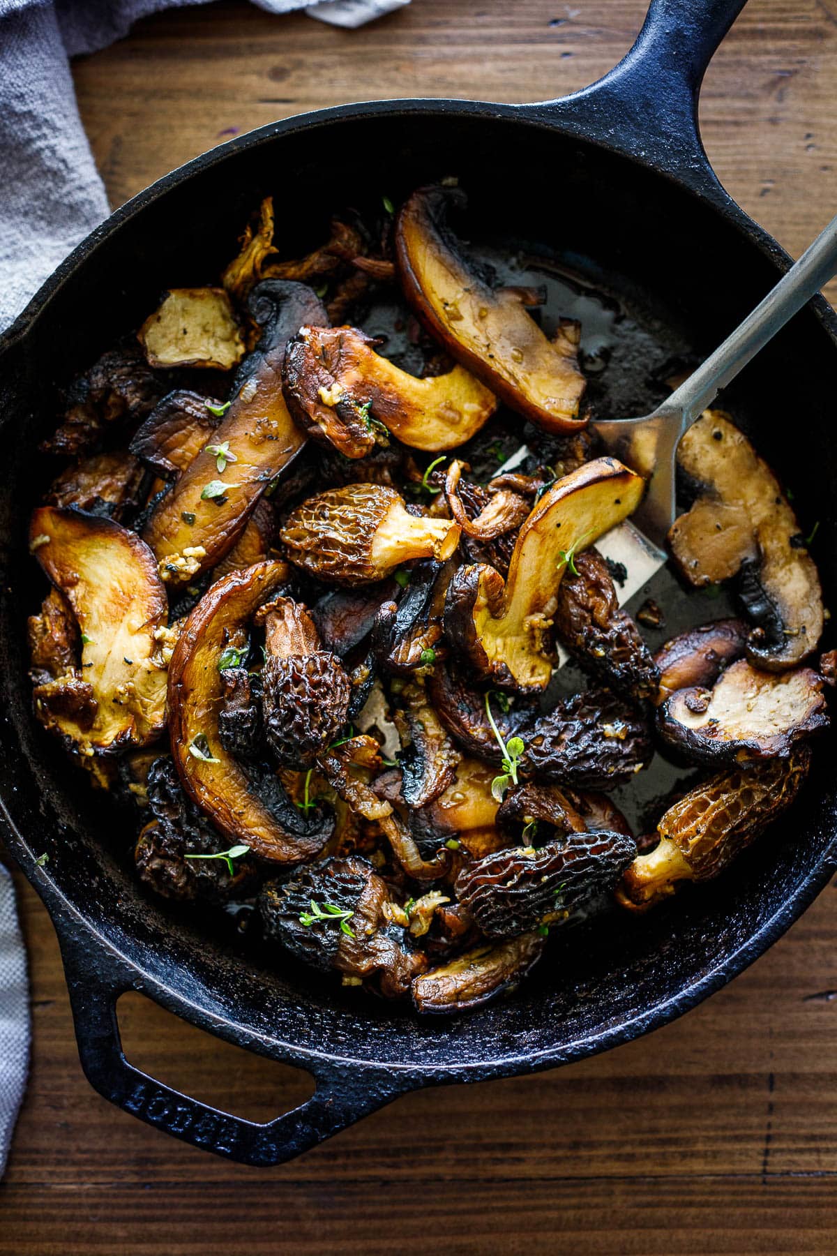 Vegan Caesar Salad featuring Oyster Mushrooms