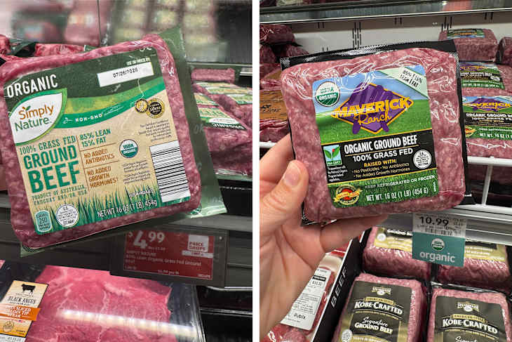 Aldi vs. Publix ground beef.
