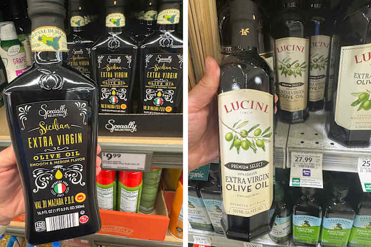 Aldi vs. Publix Olive Oil.