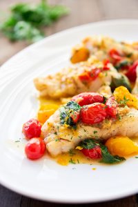 Baked Cod with Roasted Tomatoes: A Tender and Tasty Recipe