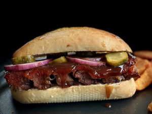Bruschetta-Style Beef Patties