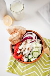 Chicken Salad with Tzatziki Sauce
