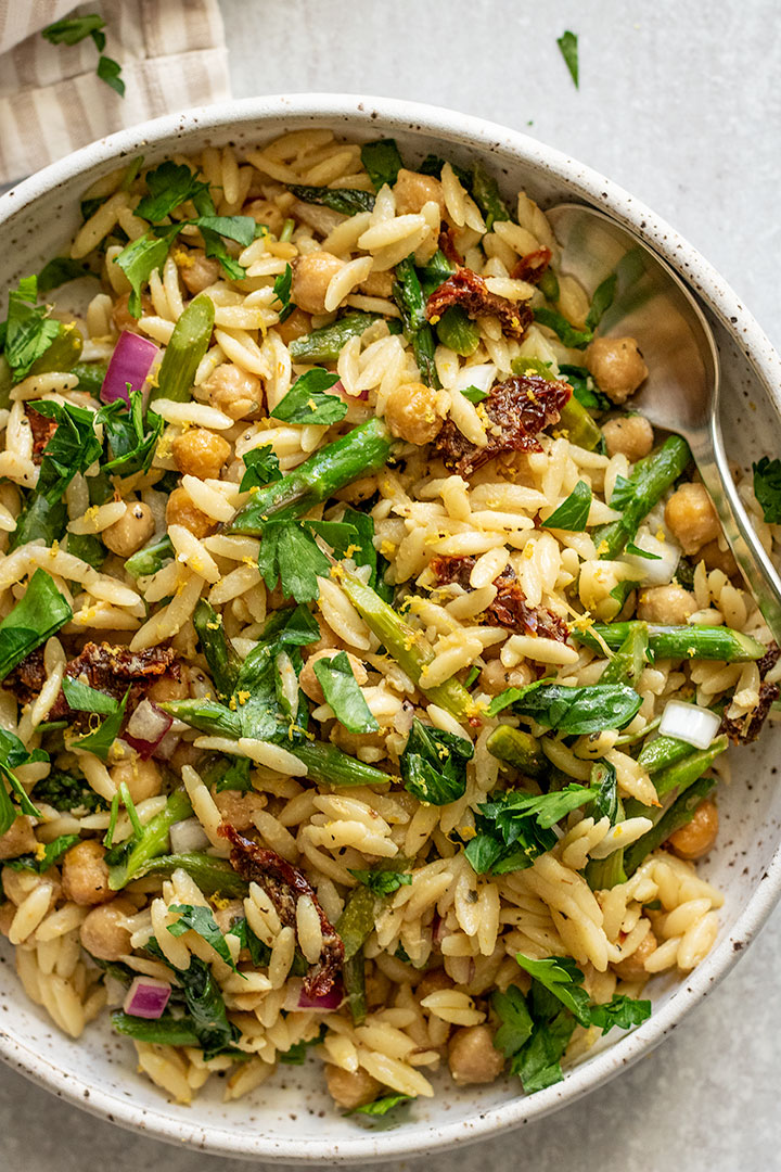 Chickpea and Orzo Salad Recipe