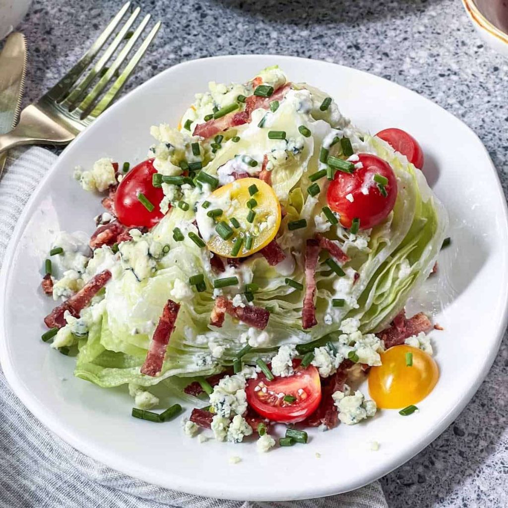 Classic Wedge Salad with Blue Cheese Dressing