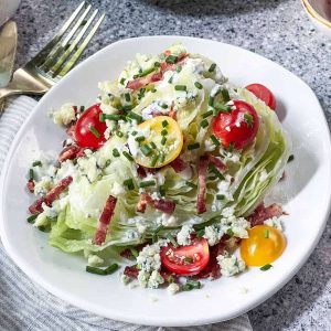 Classic Wedge Salad with Blue Cheese Dressing