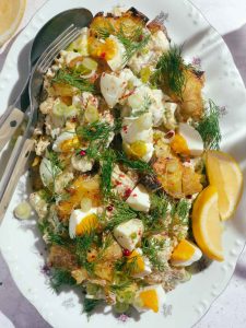 Crispy Crushed Potato Salad Recipe