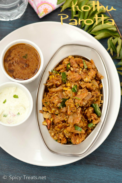 Egg Kothu Parotta Preparation