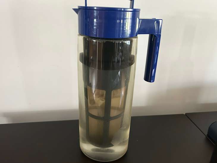 Takeya Flash Chill Iced Tea Maker with tea brewing