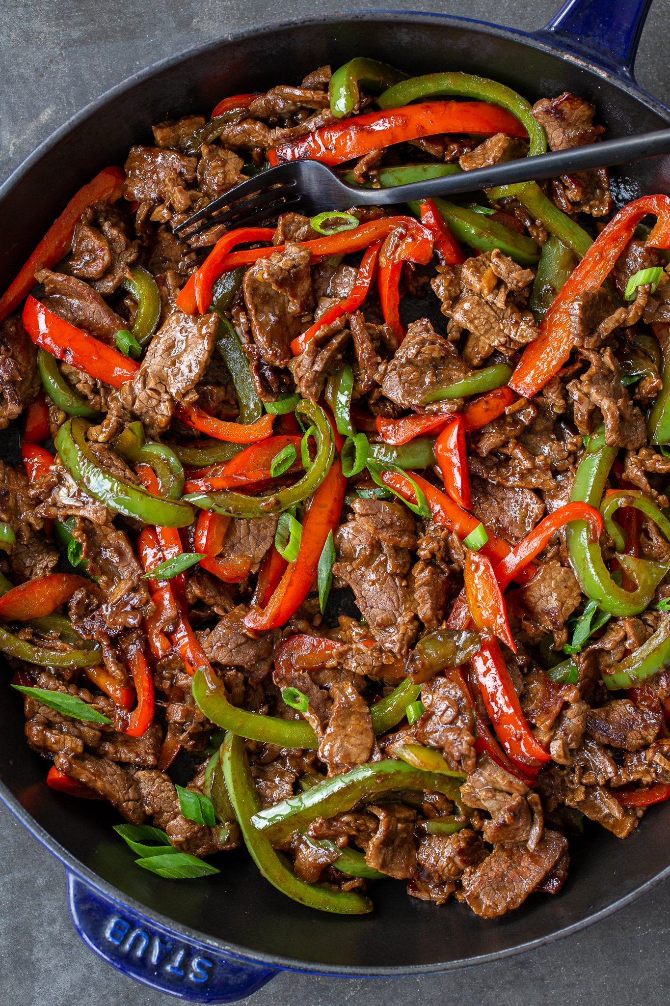 Mushroom and Bell Pepper Sauté Instructions
