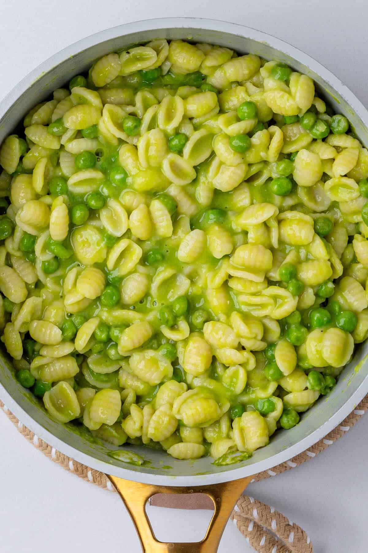 One-Pan Ditalini Pasta with Peas Recipe