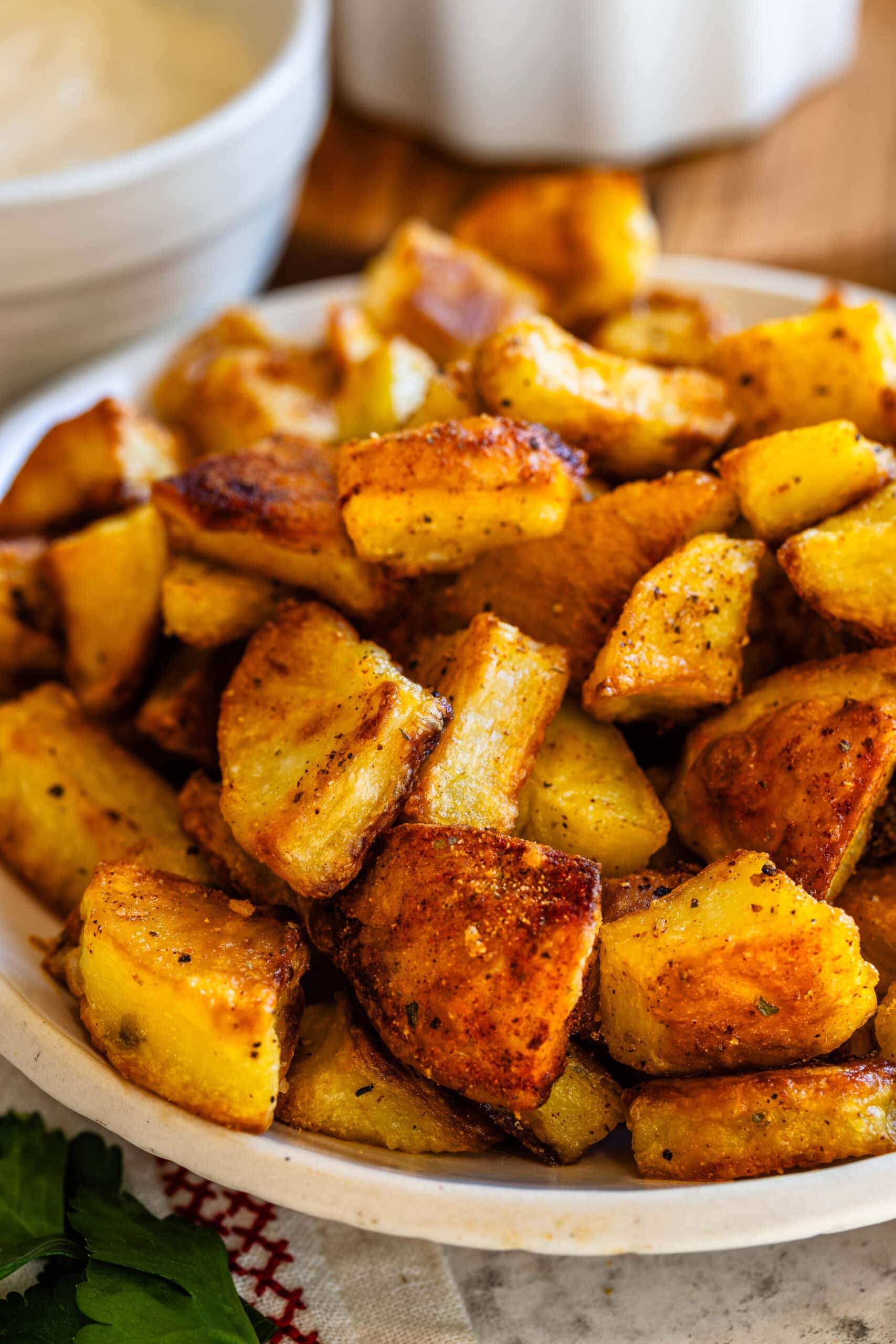 Oven-Roasted Crunchy Potato Wedges Recipe
