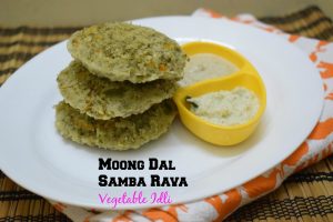 Recipe for Quick Wheat Rava Idli (Godhuma Rava Idli)
