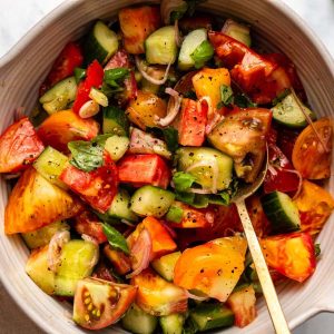 Refreshing Cucumber and Tomato Salad Recipe