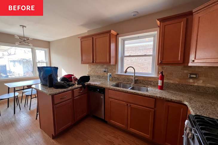 See How a Stager Used Paint to Transform This Dark Kitchen